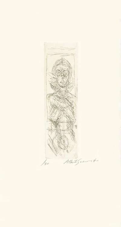 Annette De Face - Signed Print by Alberto Giacometti 1955 - MyArtBroker