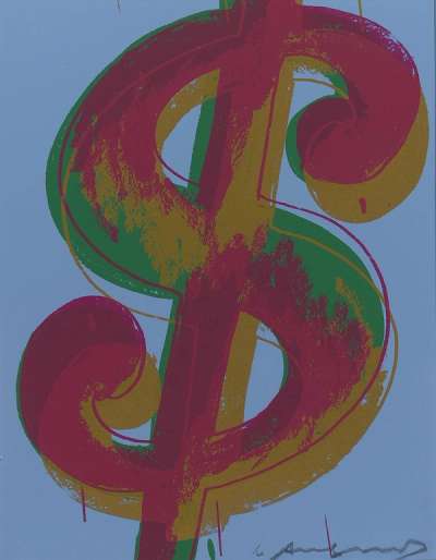 Dollar (F. & S. II.279) - Signed Print by Andy Warhol 1982 - MyArtBroker