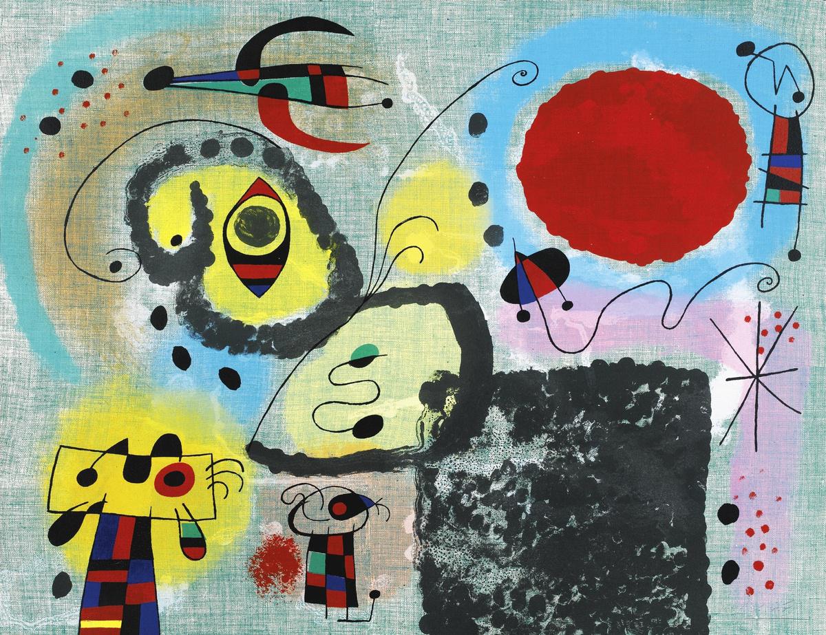 Joan Miro Centenaire (Signed Print) 1953