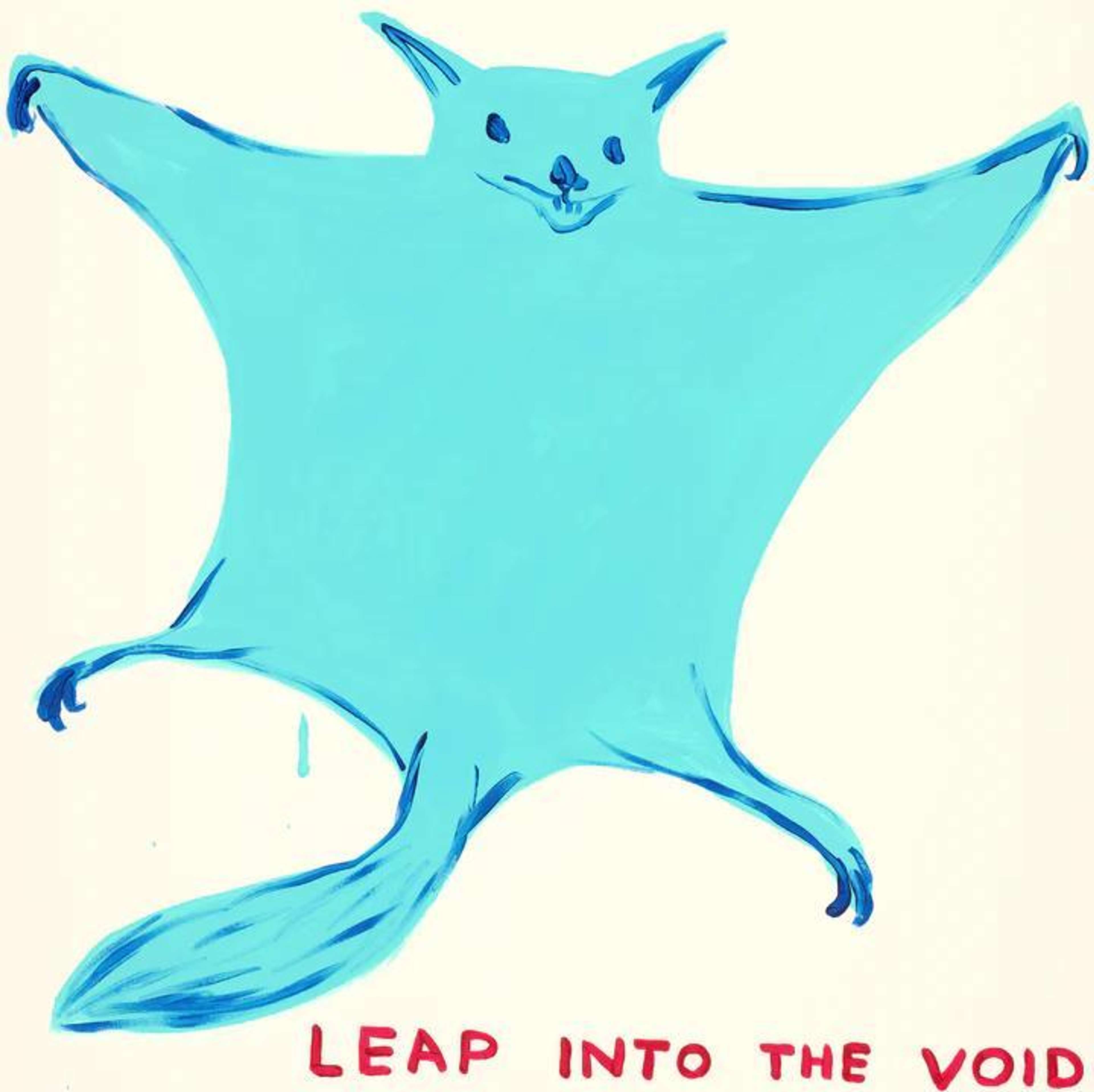 Leap Into The Void - Signed Print by David Shrigley 2023 - MyArtBroker