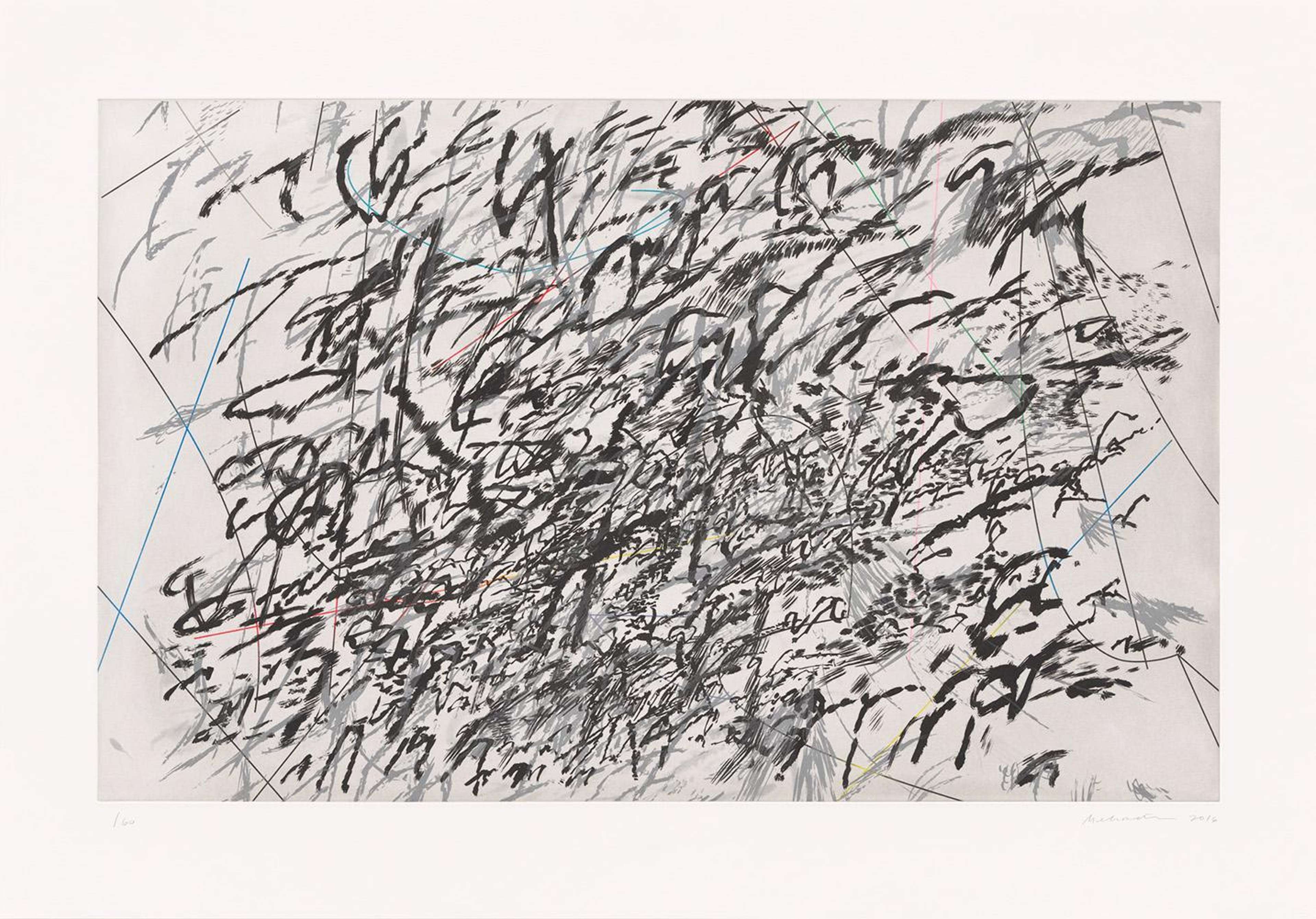 Achille (epoch) - Signed Print by Julie Mehretu 2015 - MyArtBroker