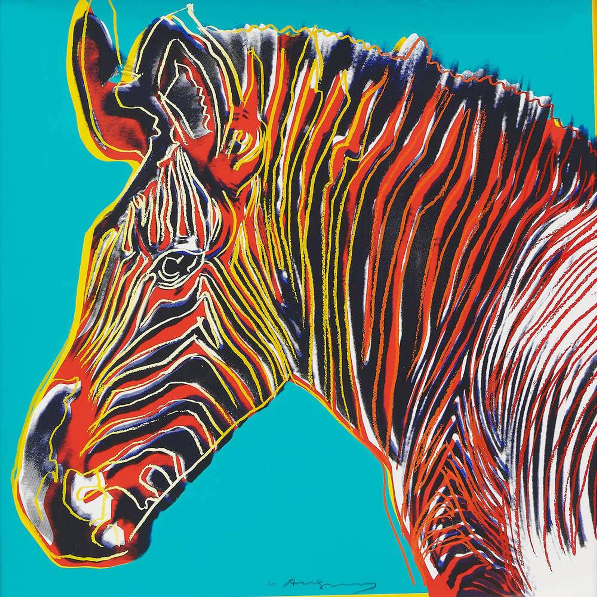 Grevy's Zebra by Andy Warhol - MyArtBroker