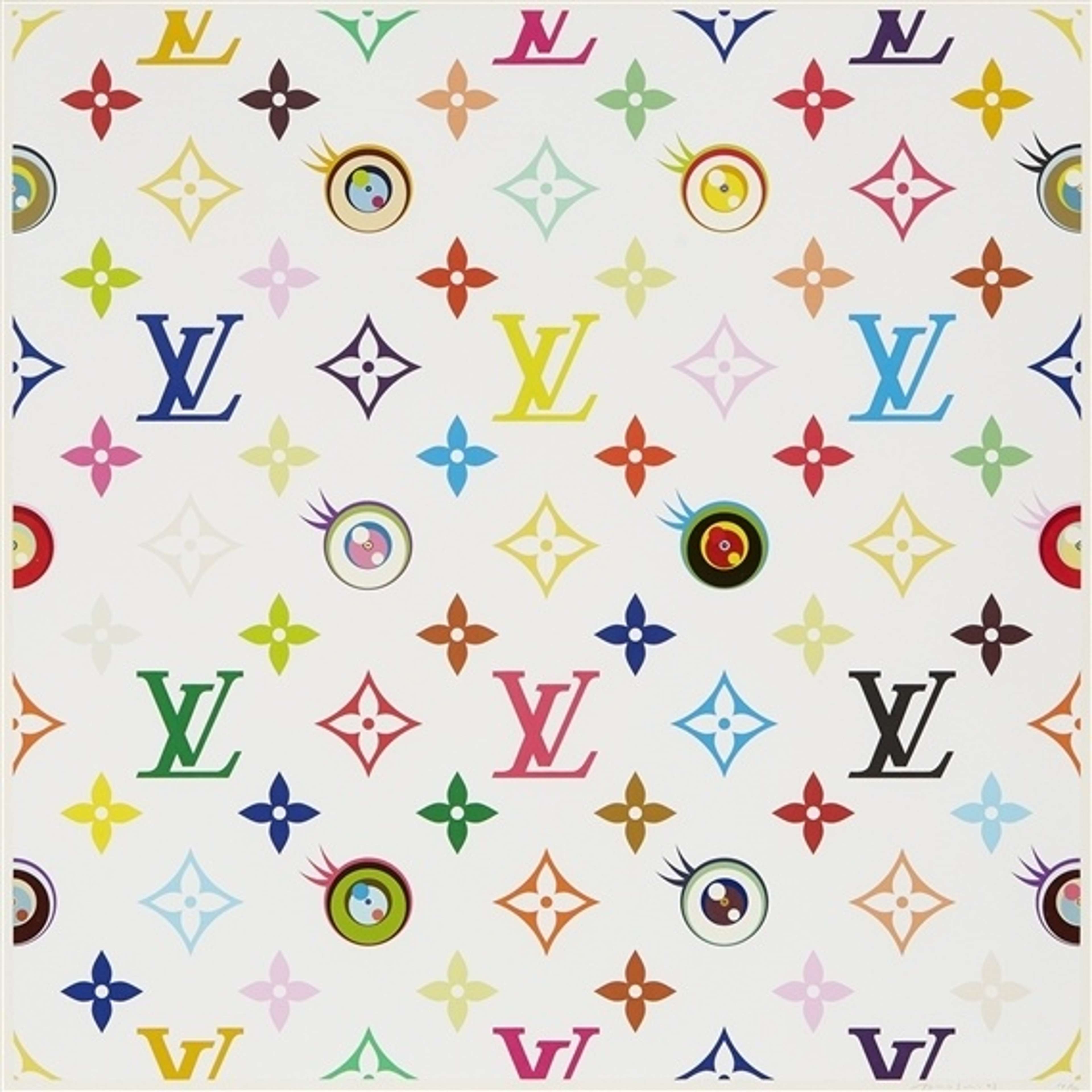 Louis Vuitton Eye Love Superflat - Signed Print