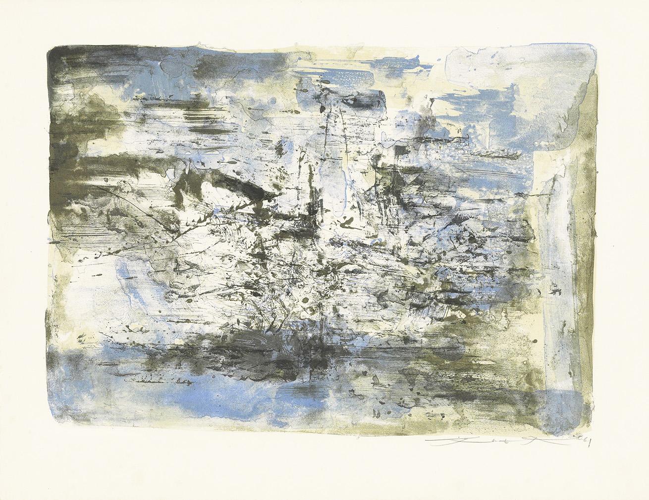 Zao Wou-Ki Petit Jardin (Signed Print) 1956 | MyArtBroker