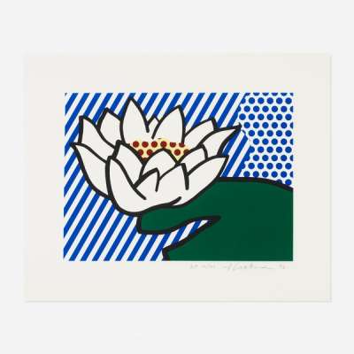 Water Lily (SP) - Signed Print by Roy Lichtenstein 1993 - MyArtBroker