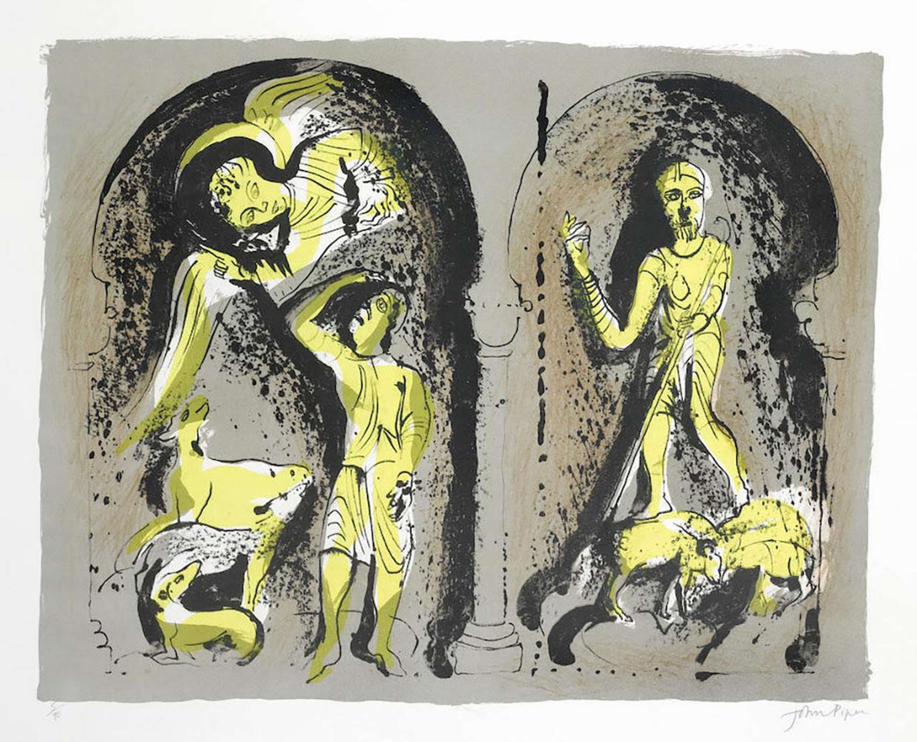 Annunciation To The Shepherd - Signed Print by John Piper 1973 - MyArtBroker