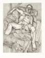 Lucian Freud: Man Posing - Signed Print