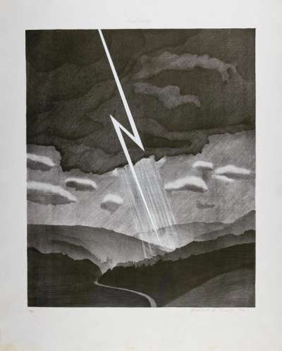 Lightning - Signed Print by David Hockney 1973 - MyArtBroker