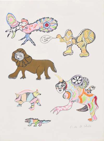 I Am A Beautiful Camel - Signed Print by Niki de Saint Phalle 1972 - MyArtBroker