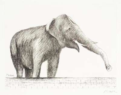 Elephant - Signed Print by Henry Moore 1981 - MyArtBroker