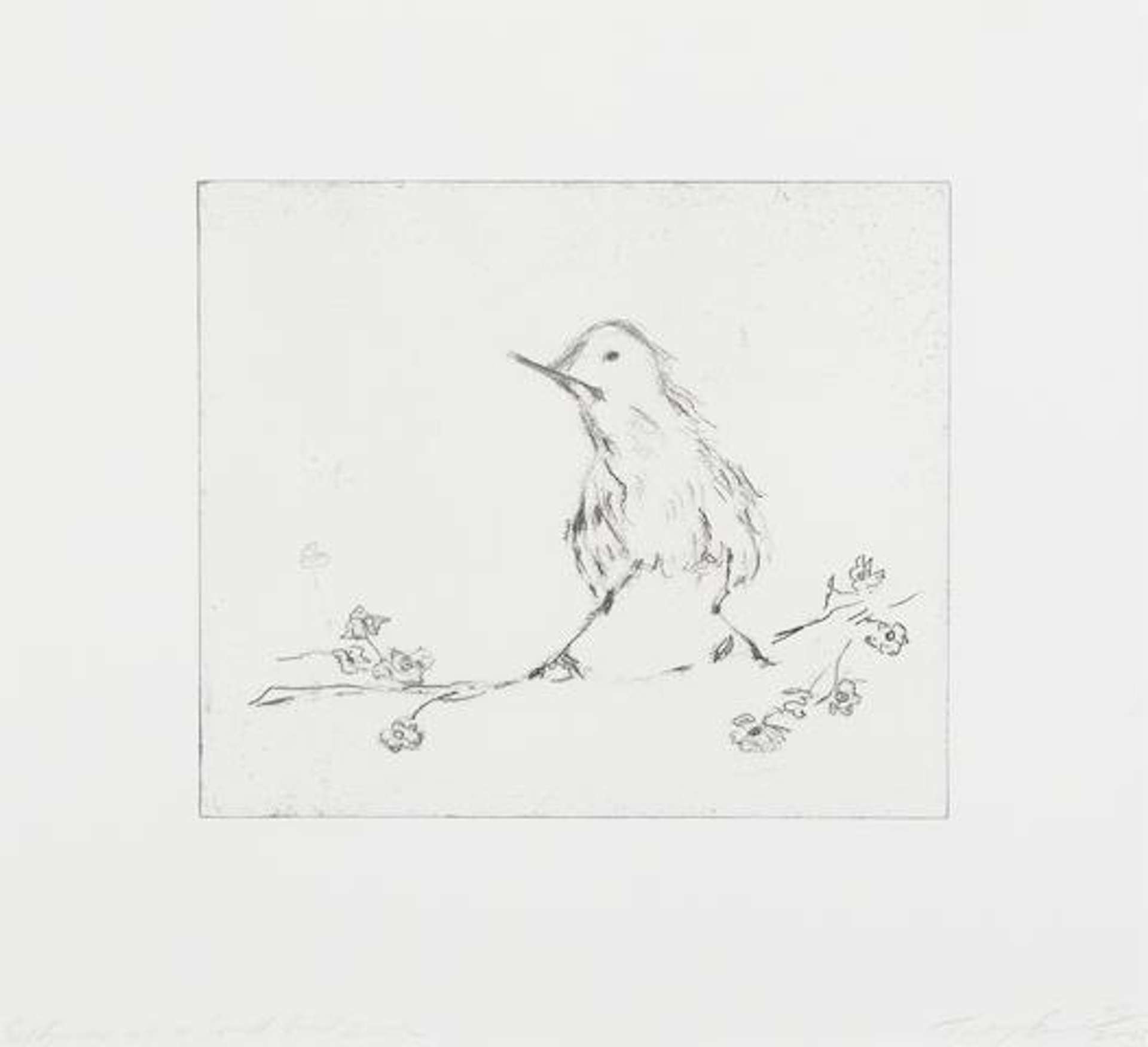 Tracey Emin: Self-Portrait As A Small Bird - Signed Print
