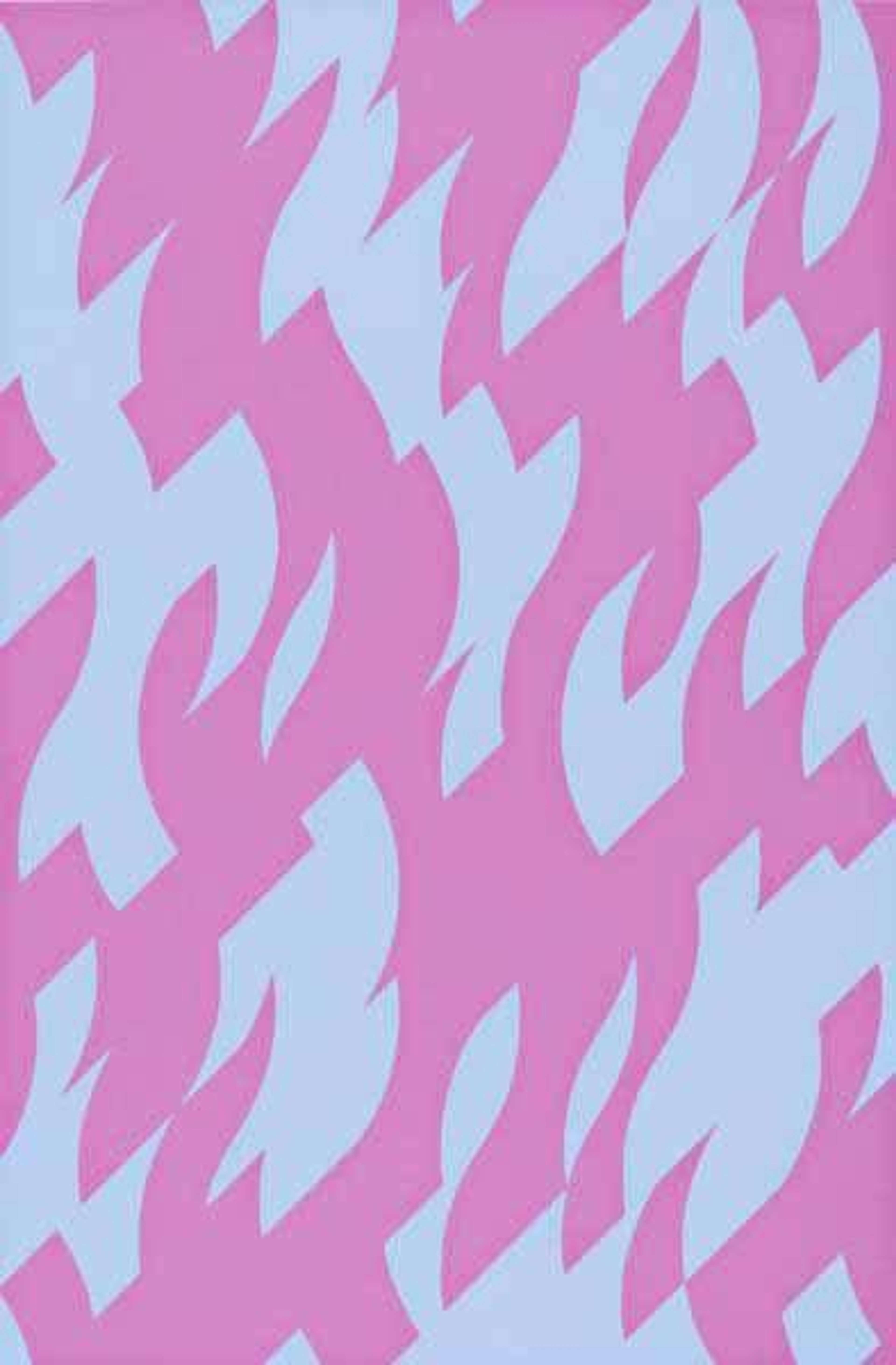 Magenta and Blue by Bridget Riley 