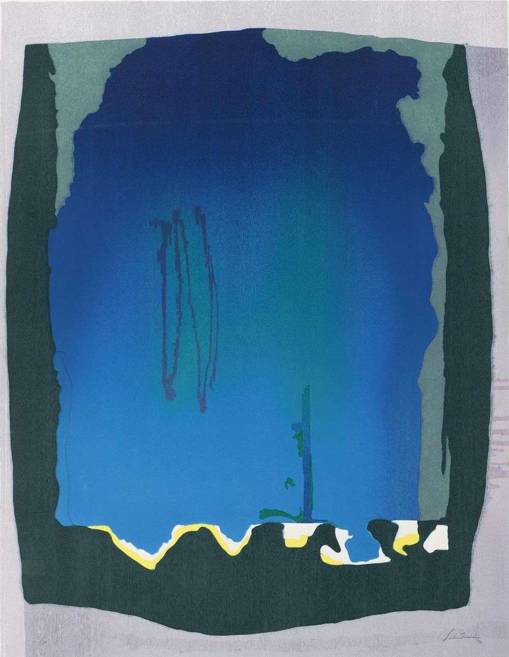 Helen Frankenthaler Freefall (Signed Print) 1970 | MyArtBroker