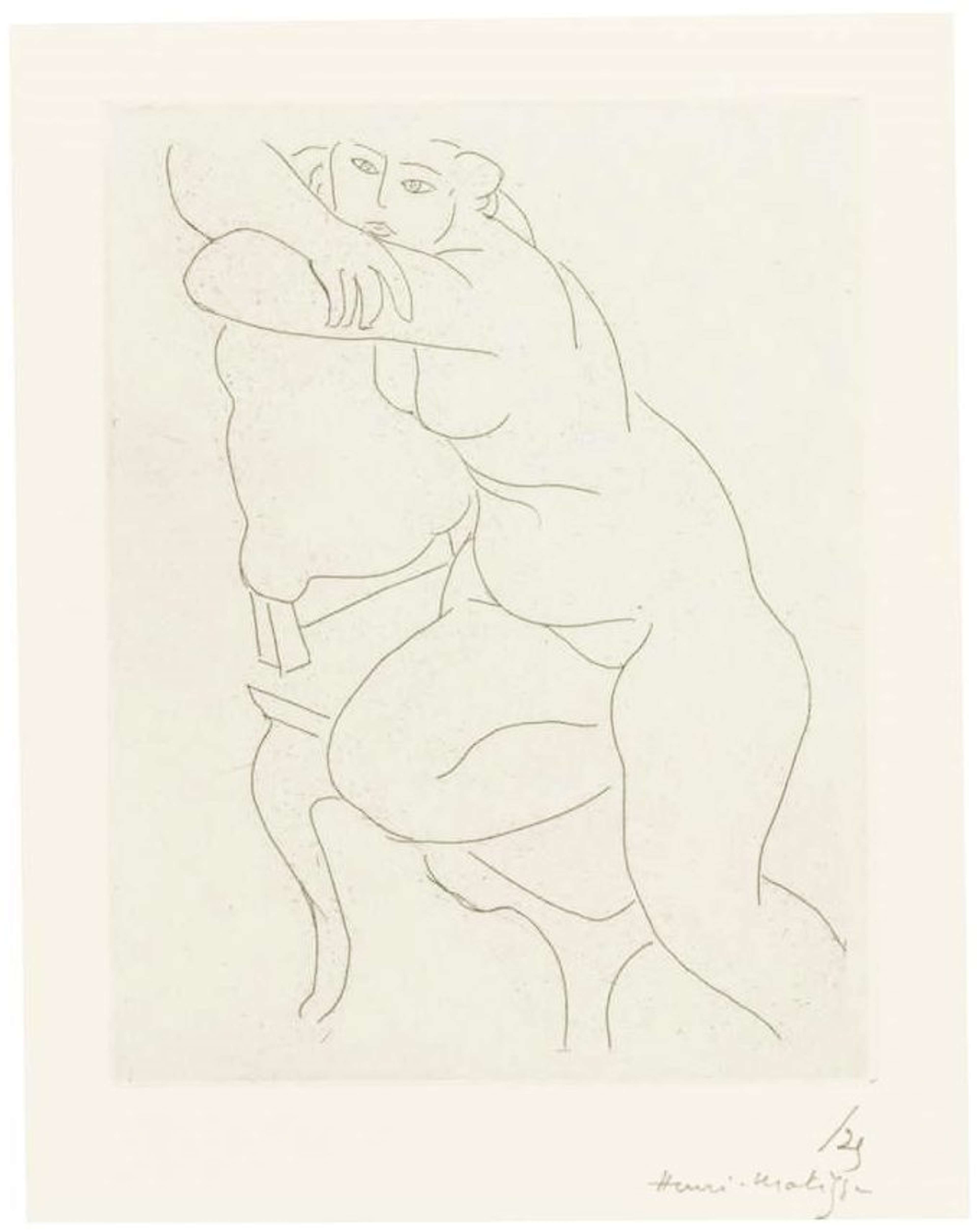 Nu Au Fauteuil - undefined by Henri Matisse 1935 - MyArtBroker