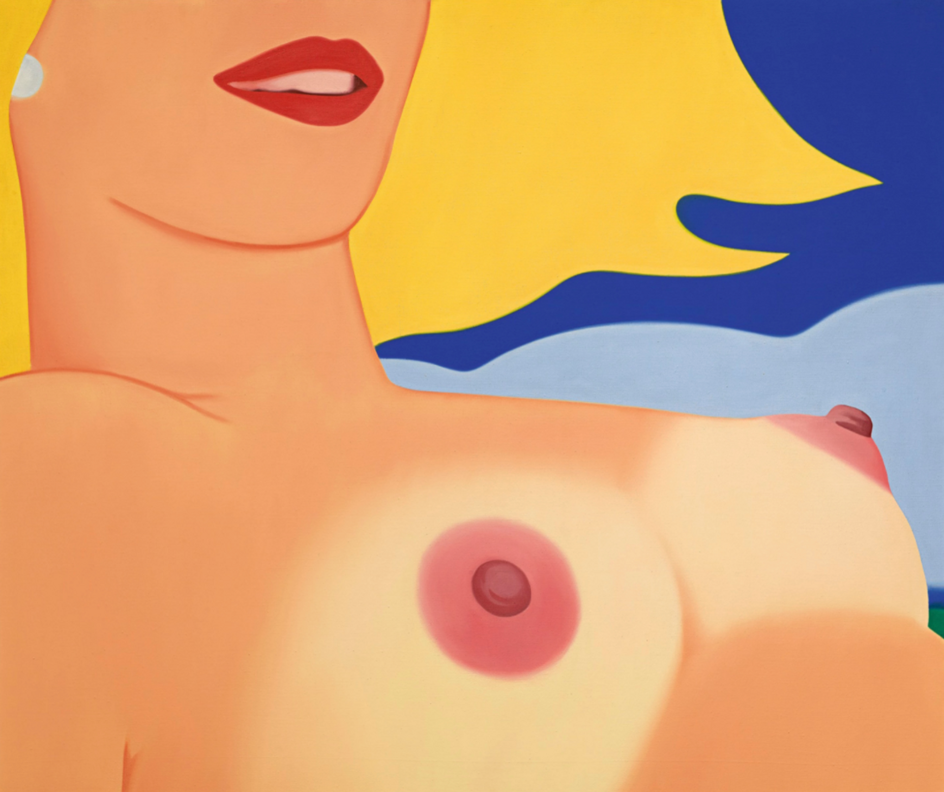 18 Year Old on the Beach by Tom Wesselmann