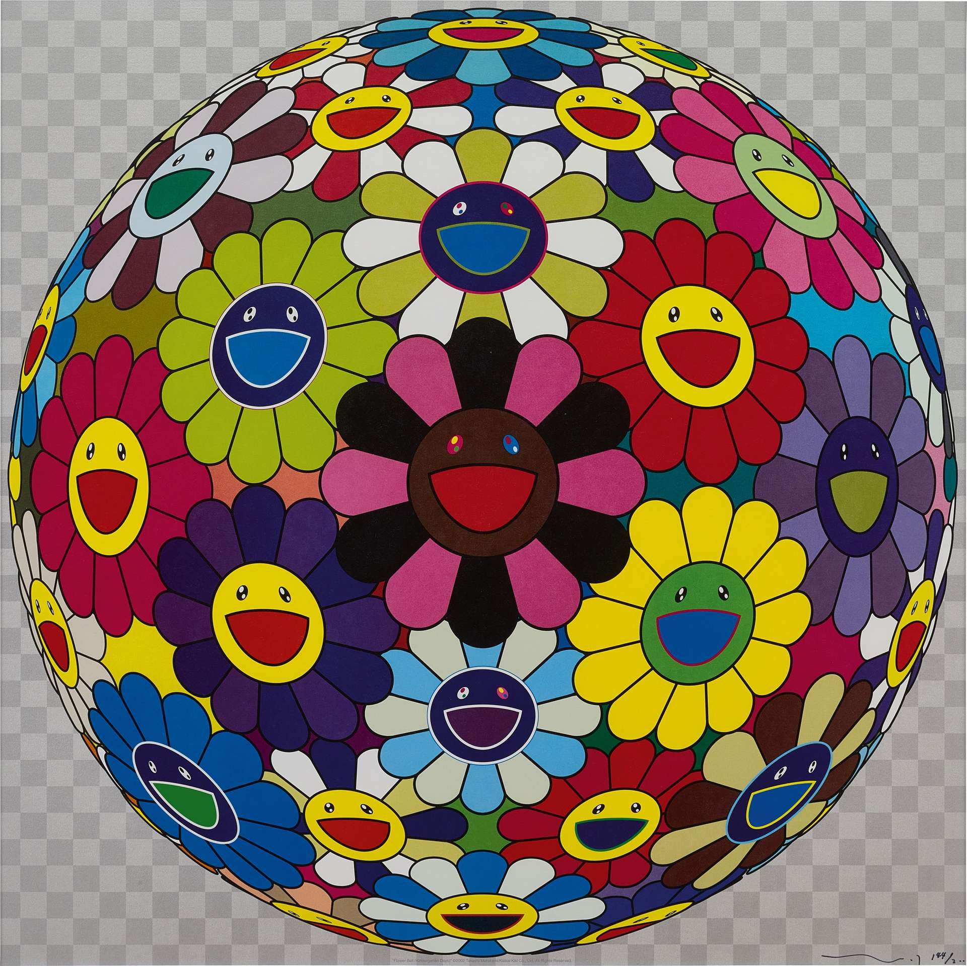 Flower Ball: Kindergarten Days - Signed Print by Takashi Murakami 2002 - MyArtBroker