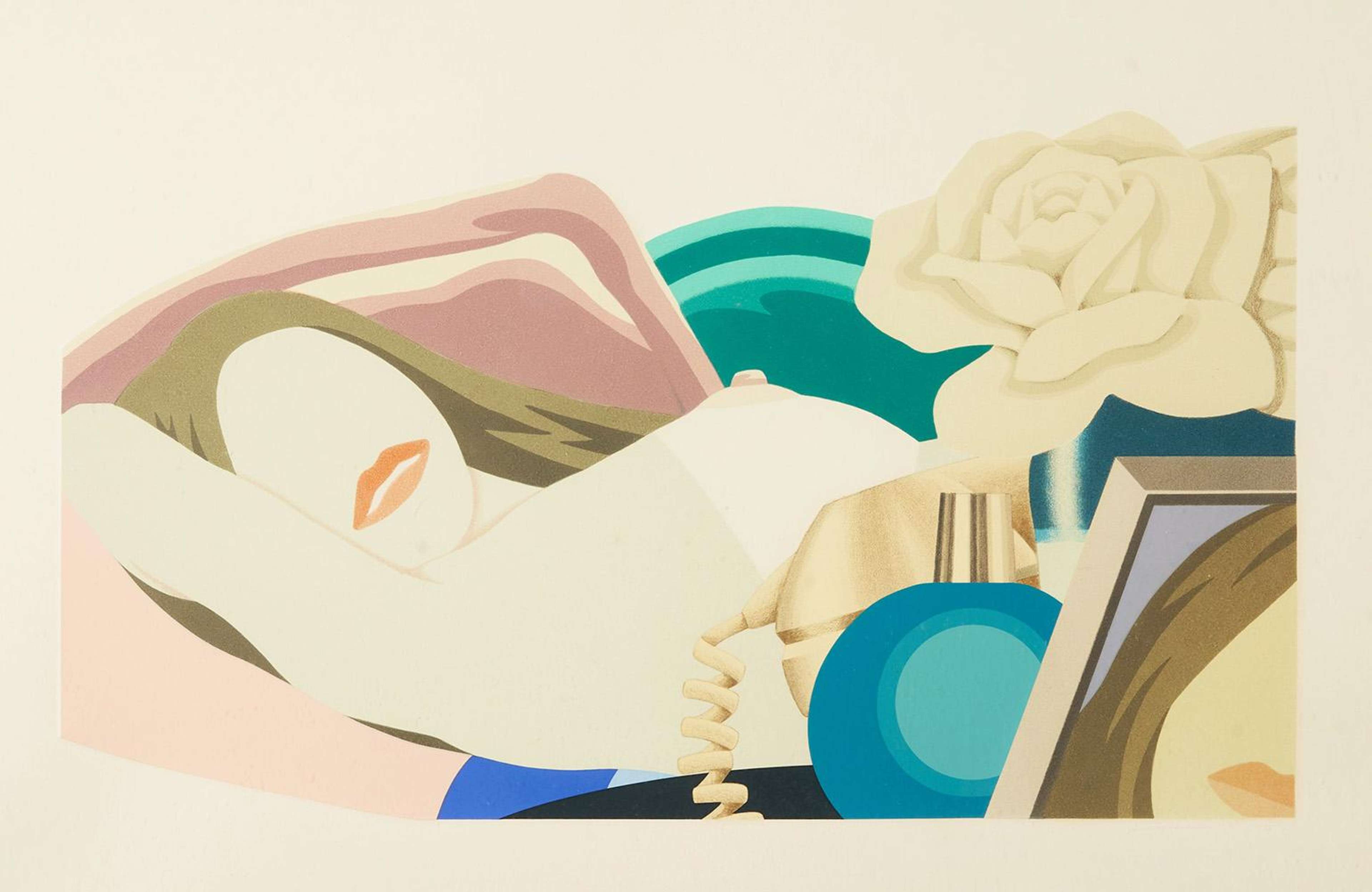Nude With Rose - Signed Print by Tom Wesselmann 1976 - MyArtBroker