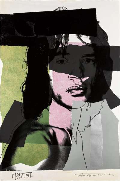Mick Jagger (F. & S. II.145) - Signed Print by Andy Warhol 1975 - MyArtBroker