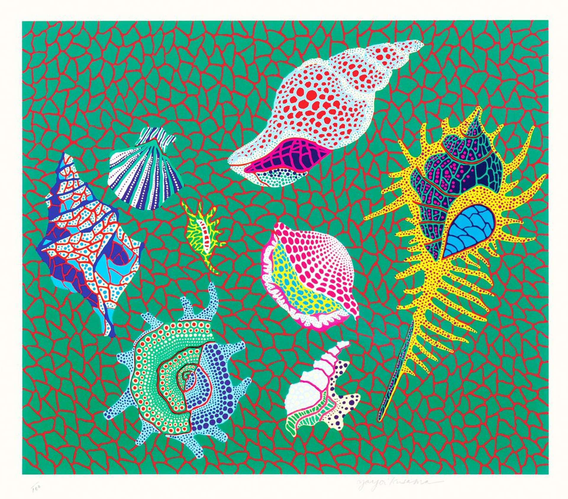 Yayoi Kusama: Shells - Signed Print