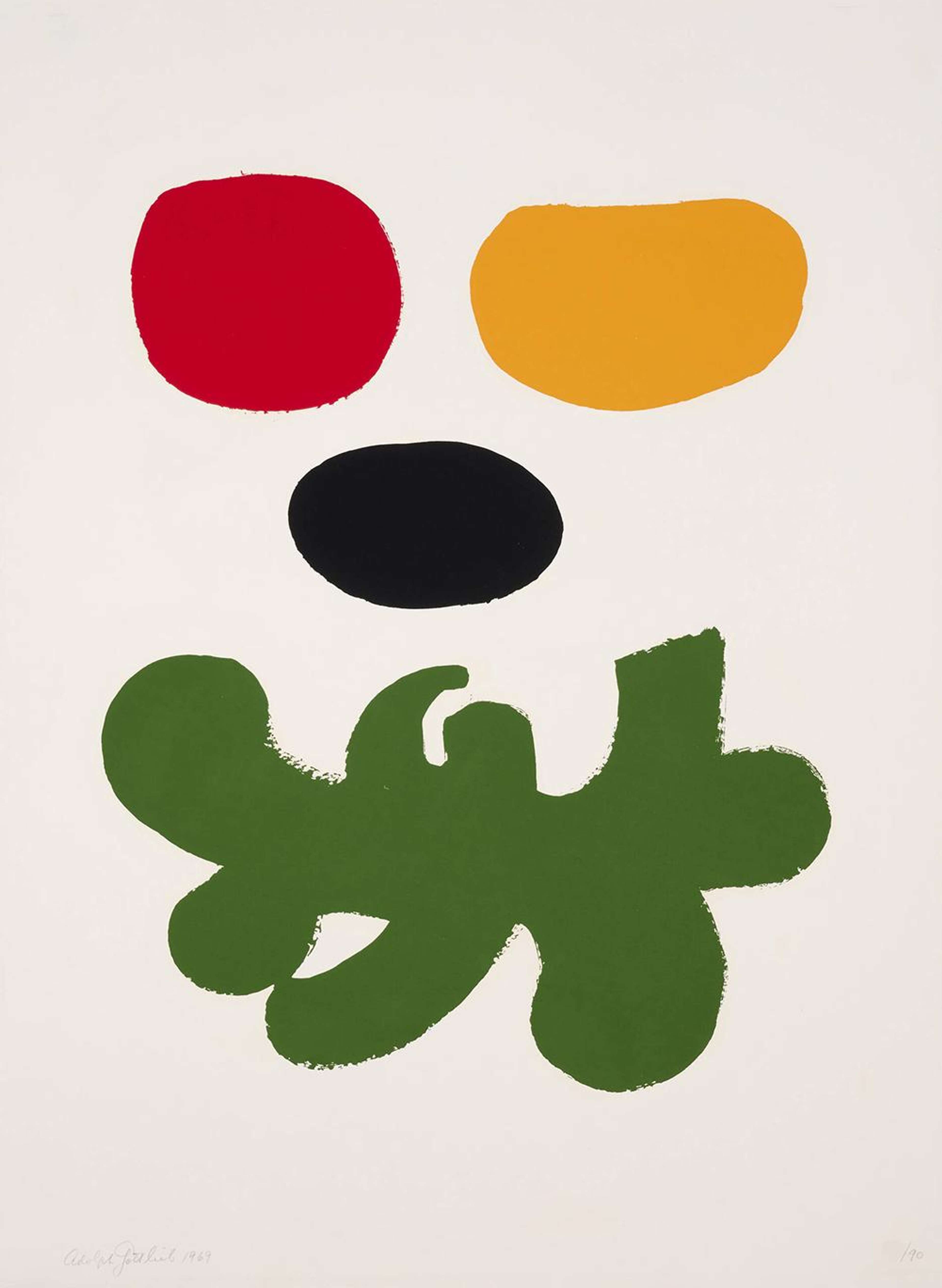 Levitation - Signed Print by Adolph Gottlieb 1969 - MyArtBroker