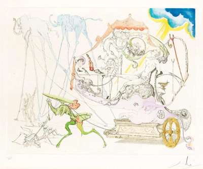 Salvador Dali: Dionysos - Signed Print
