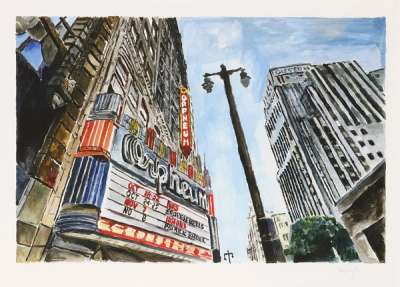 Theatre, Downtown L.A. - Signed Print by Bob Dylan 2016 - MyArtBroker