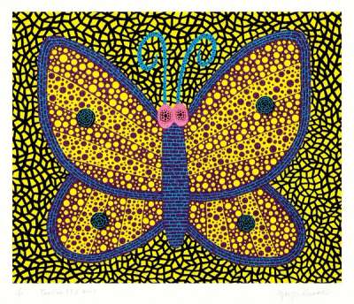 Papilion I - Signed Print by Yayoi Kusama 2000 - MyArtBroker