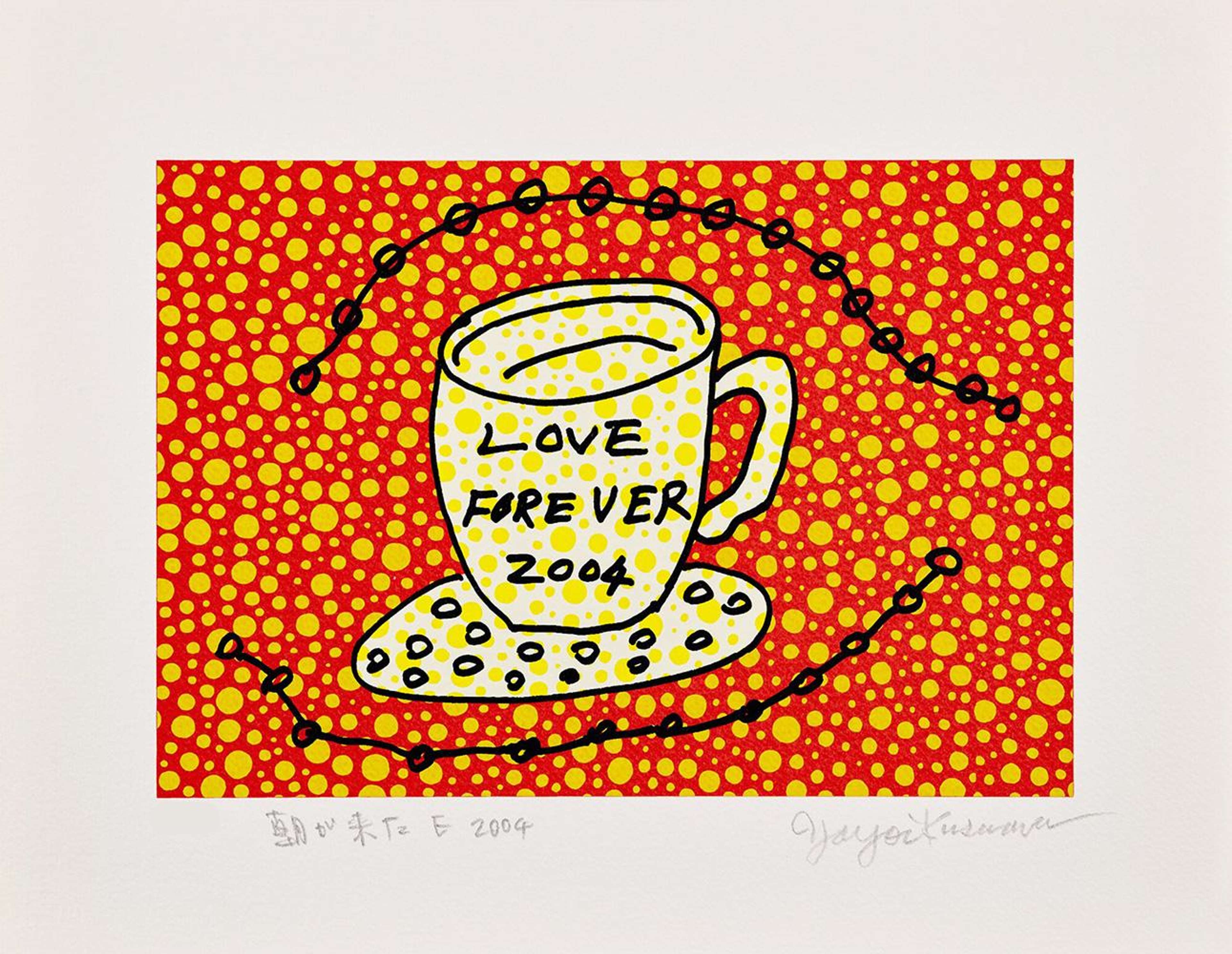 Morning Is Here E - Signed Print by Yayoi Kusama 2004 - MyArtBroker