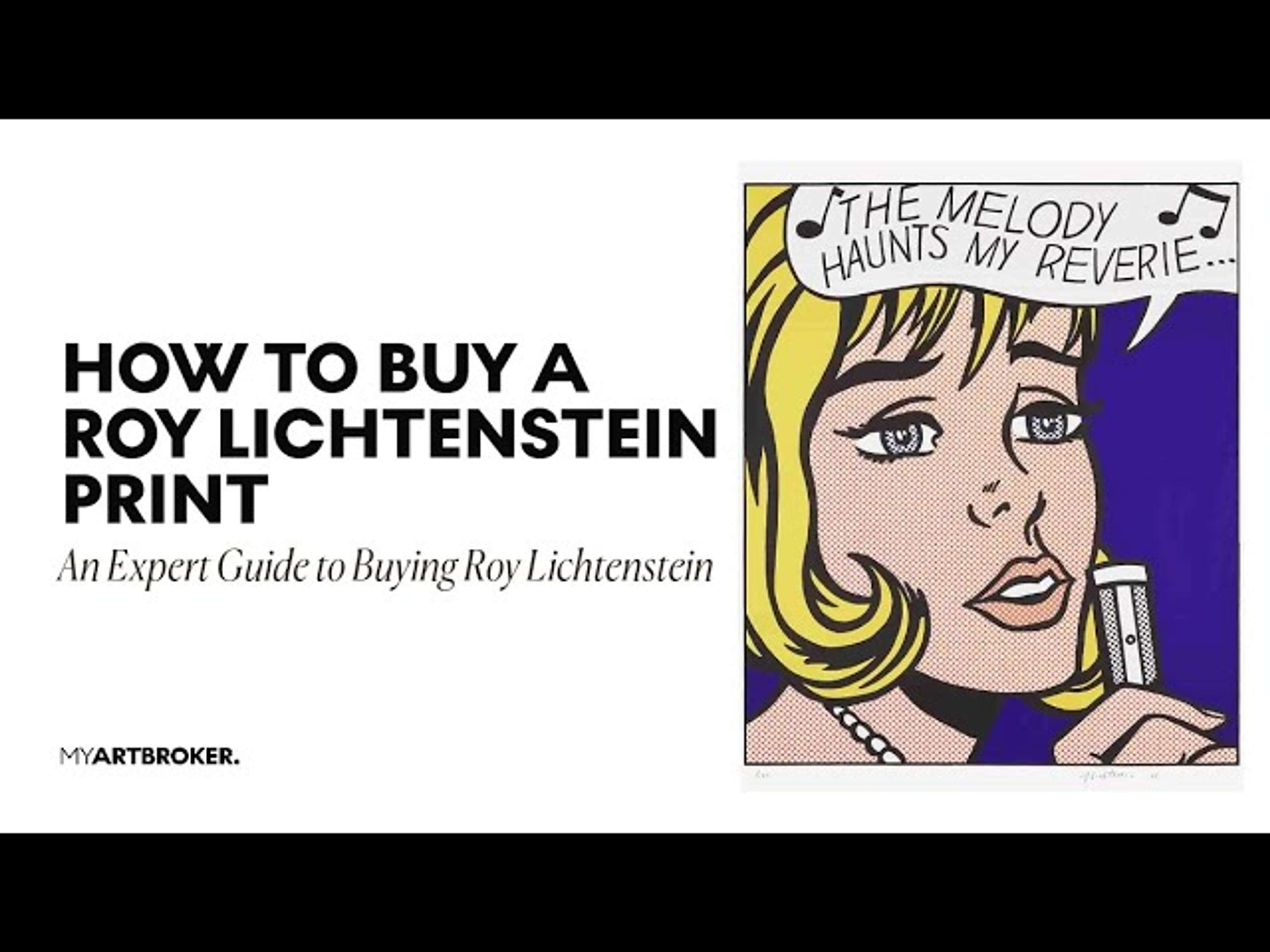 A Buyer's Guide To Roy Lichtenstein