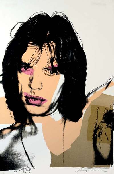 Mick Jagger (F. & S. II.143) (AP) - Signed Print by Andy Warhol 1975 - MyArtBroker