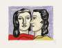 Fernand Leger: Les Deux Visages - Signed Print