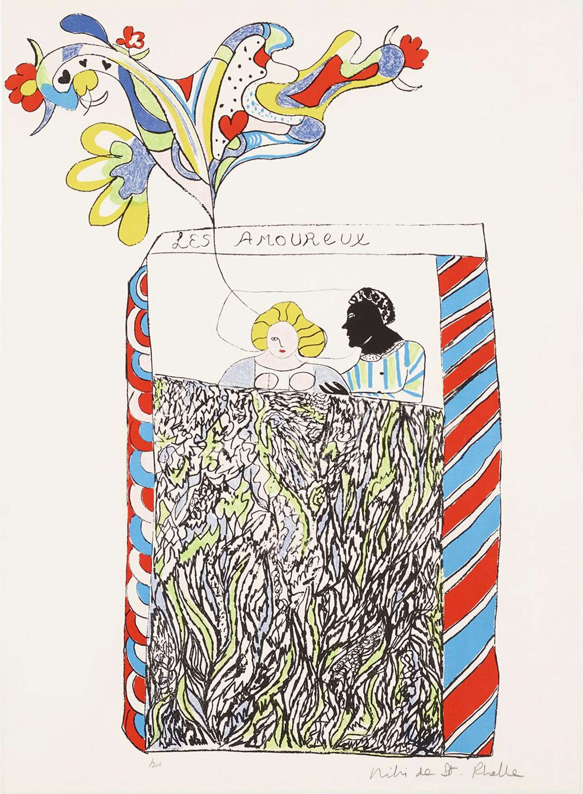 Les Amoureux - Signed Print by Niki de Saint Phalle 1971 - MyArtBroker
