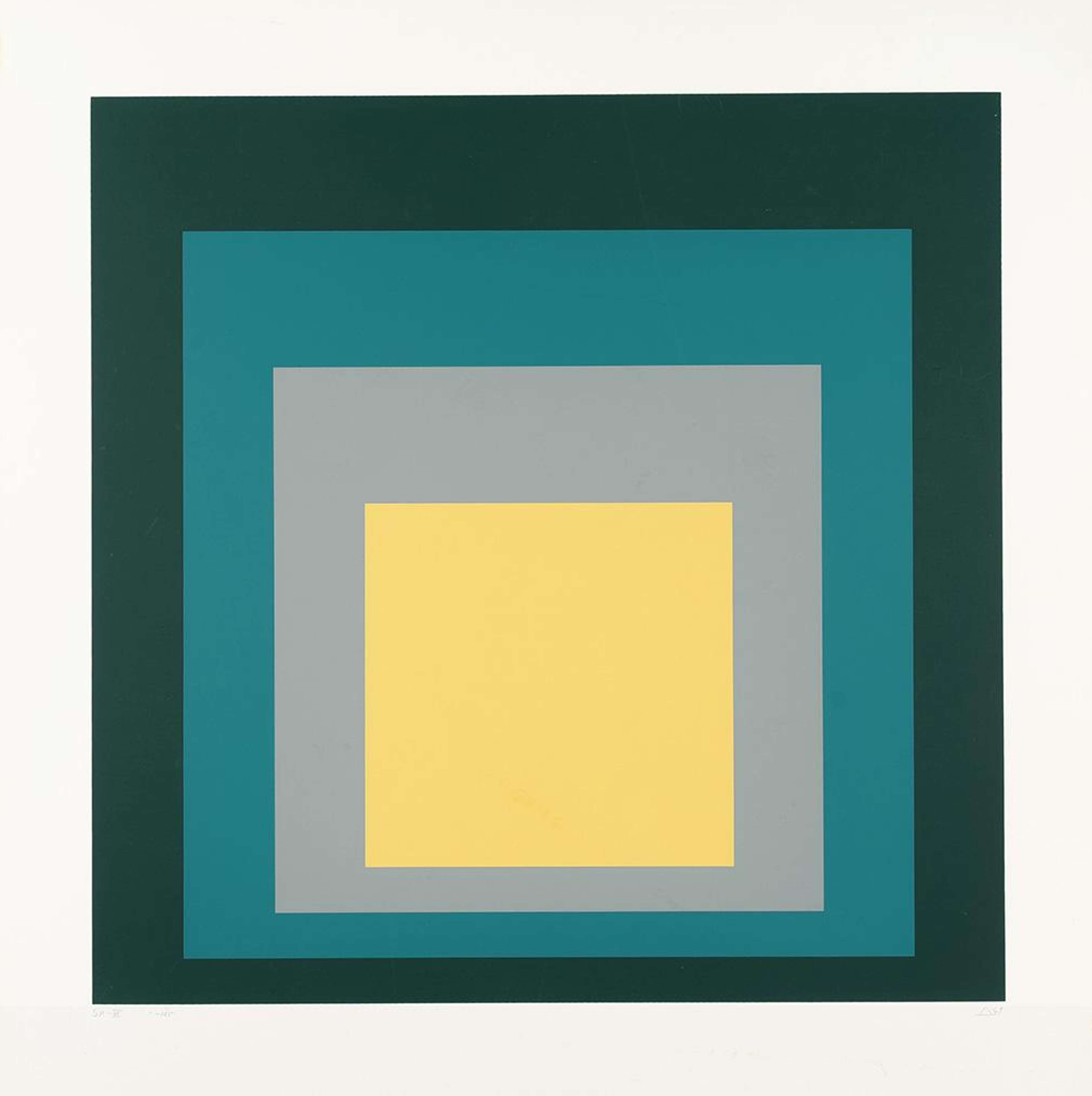 SP-VI - Signed Print by Josef Albers 1967 - MyArtBroker