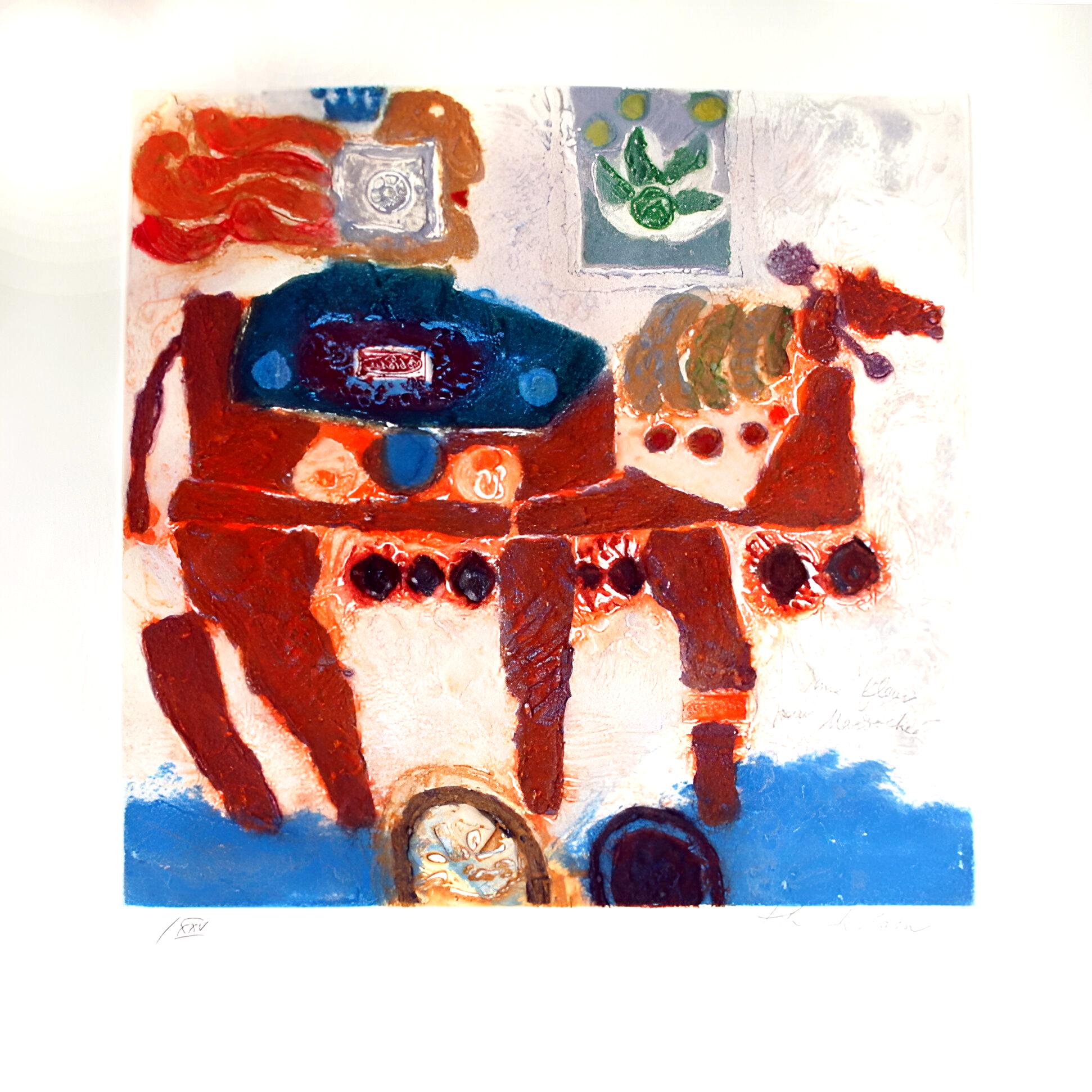 テオトビアス theo tobiasse フランス リトグラフ 絵画 額無し