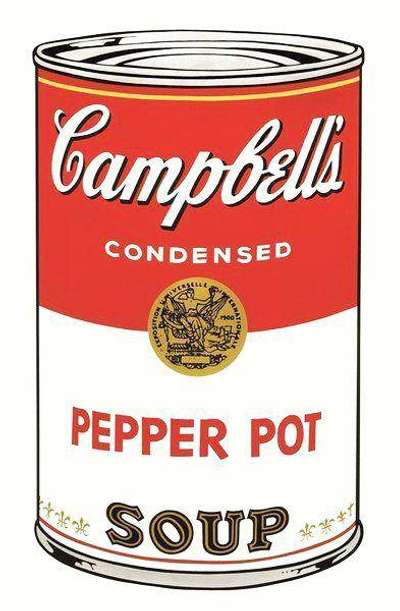 Andy Warhol: Campbell’s Soup I, Pepper Pot (F. & S. II.51) - Signed Print