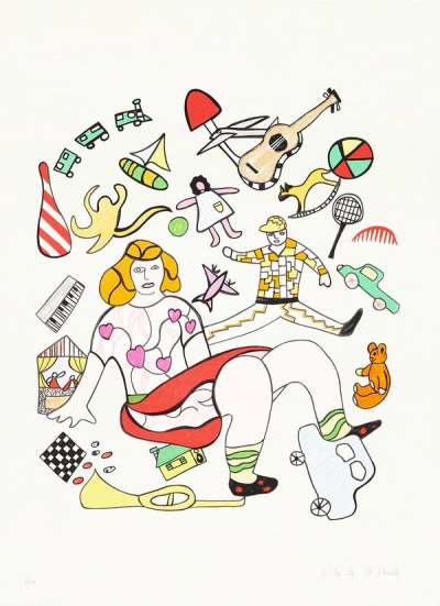 Les Jouets - Signed Print by Niki de Saint Phalle 1995 - MyArtBroker