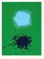 Adolph Gottlieb: Blues On Green - Signed Print