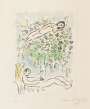Marc Chagall: L'Arbre Fleuri II - Signed Print