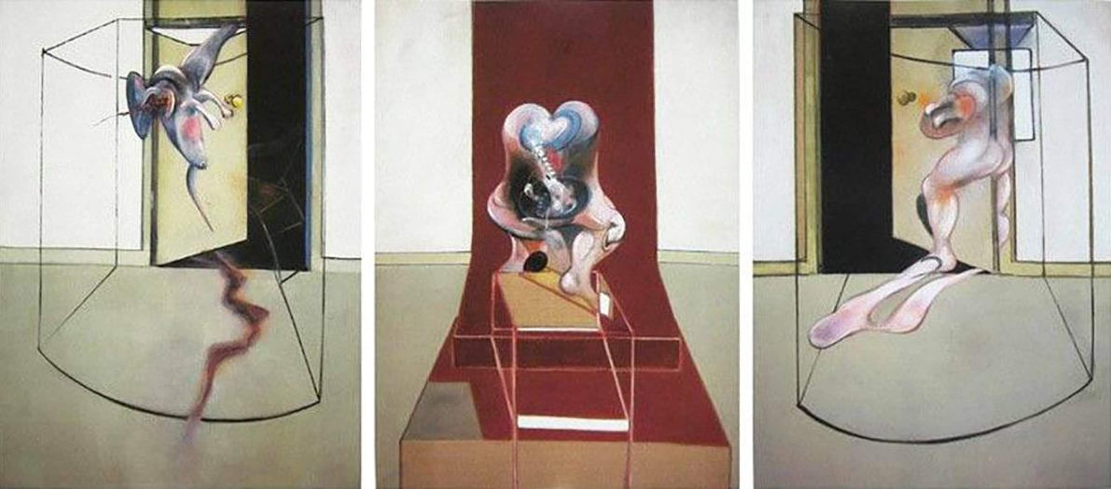 Triptych Inspired By The Oresteia Of Aeschylus by Francis Bacon