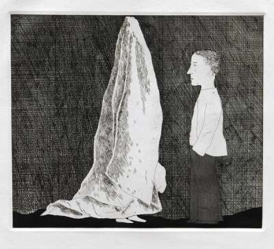 The Sexton Stood Still As A Ghost - Signed Print by David Hockney 1970 - MyArtBroker