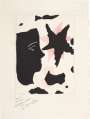 Georges Braque: Tête En Profil Et L'Étoile - Signed Print