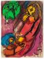 Marc Chagall: David And Absalom - Signed Print
