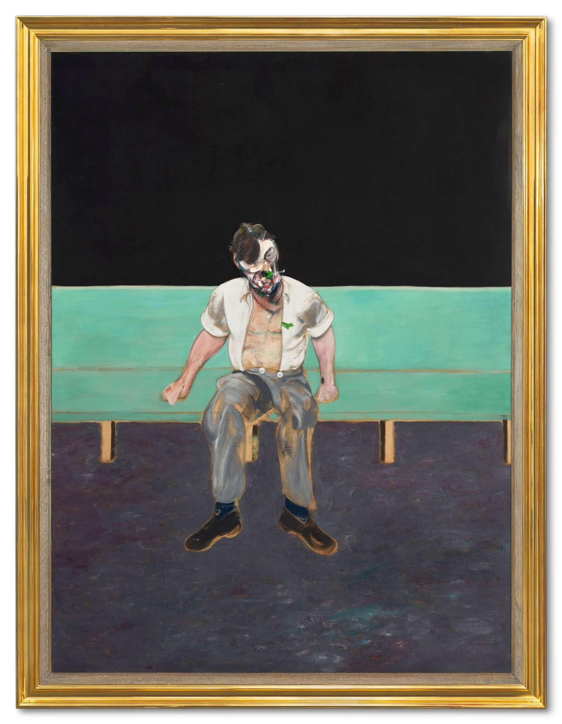 Study for Portrait of Lucian Freud by Francis Bacon