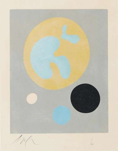 Le Soleil Recerclé 4 - Signed Print by Jean Arp 1966 - MyArtBroker