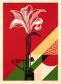 Shepard Fairey: AR-15 Lily Portugal - Signed Print