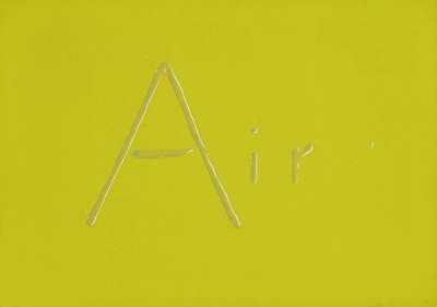 Air - Signed Print by Ed Ruscha 1969 - MyArtBroker