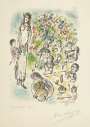 Marc Chagall: Then All Poured Libations... (In The Land Of The Gods) - Signed Print