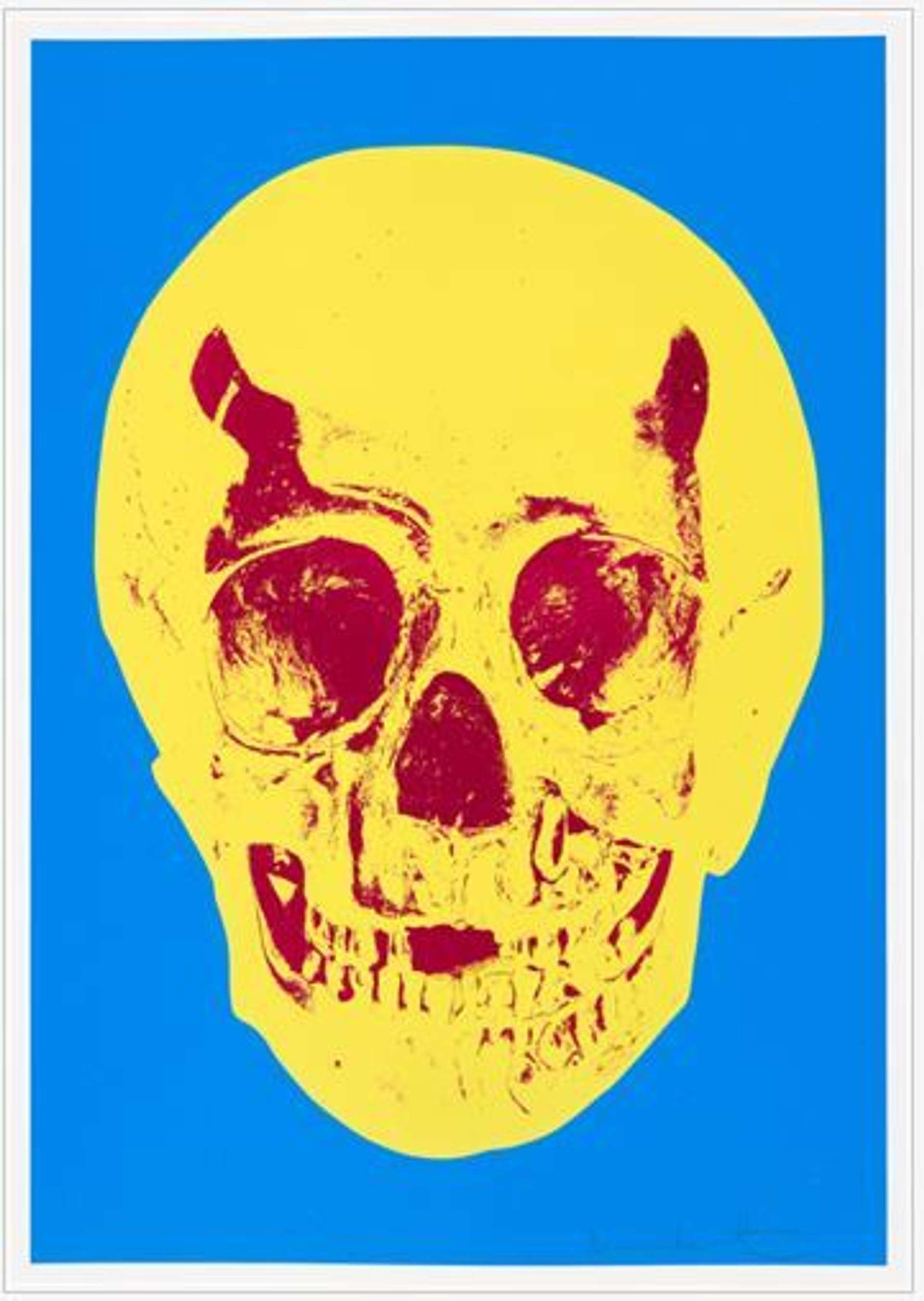 Till Death Do Us Part (cerulean, blue pigment, yellow, royal red) by Damien Hirst