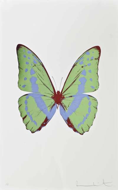 The Souls III (leaf green, frost blue, burgundy) - Signed Print by Damien Hirst 2010 - MyArtBroker