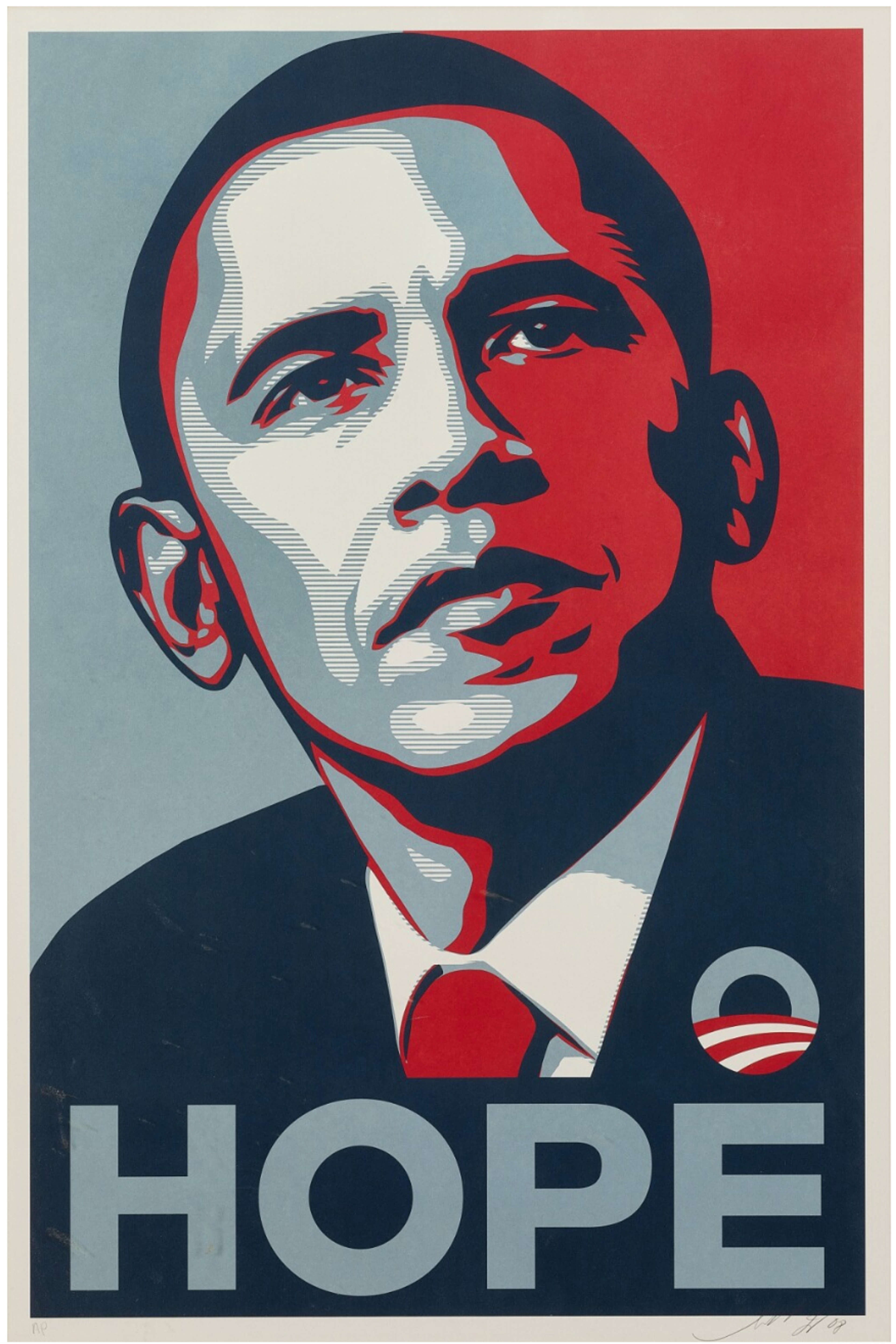 Hope by Shepard Fairey 2008 - Sotheby's 